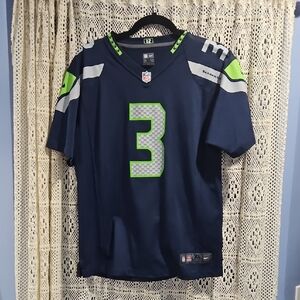 Womens NFL Seahawks Jersey Wilson #3